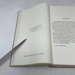 American Catalogue of Books Vol II