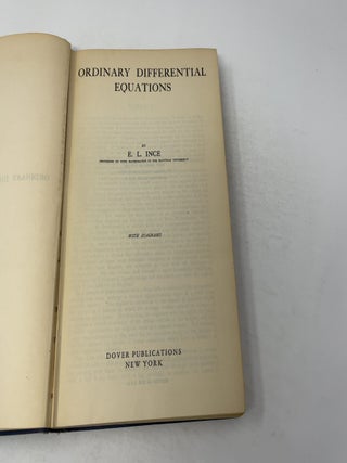 Ordinary Differential Equations