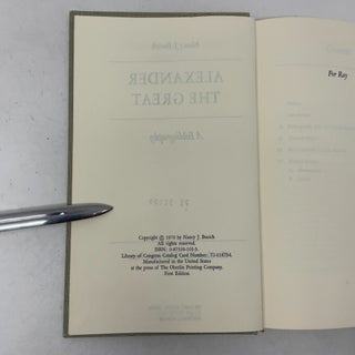 Alexander the Great: A Bibliography