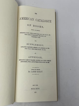 The American Catalogue of Books 1861-1866