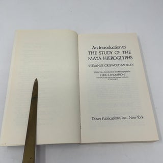 An Introduction to the Study of the Maya Hieroglyphs