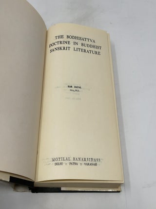 The Bodhisattva Doctrine in Buddhist Sanskrit Literature