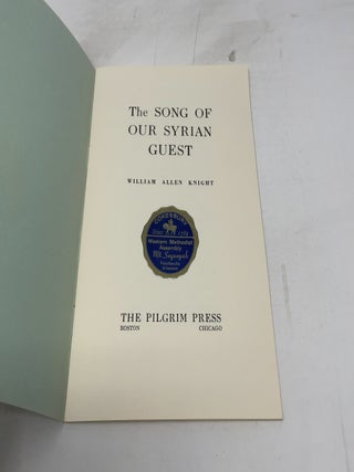The Song of Our Syrian Guest