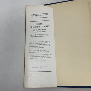 Inside Lincolns Cabinet The Civil War Diaries of Salmon P. Chase