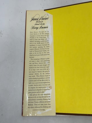 James Monroe The Quest for National Identity