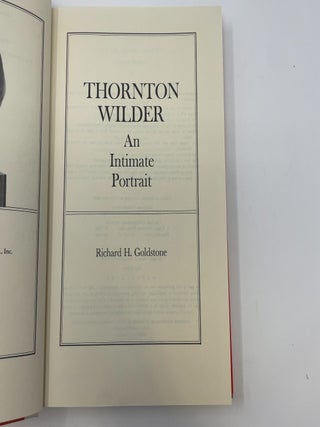 Thornton Wilder: An Intimate Portrait
