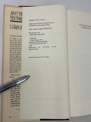 About The New Yorker and Me: A Sentimental Journal