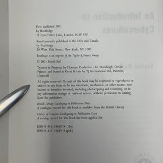 An Introduction to Cybercultures
