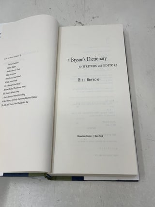 Bryson's Dictionary for Writers and Editors