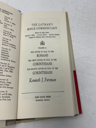The Layman's Bible Commentary: Vol. 21, Romans, 1 and 2 Corinthians