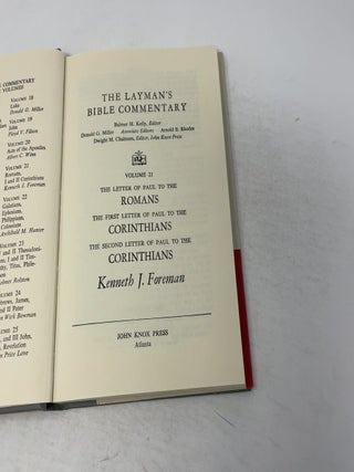 The Layman's Bible Commentary: Vol. 21, Romans, 1 and 2 Corinthians