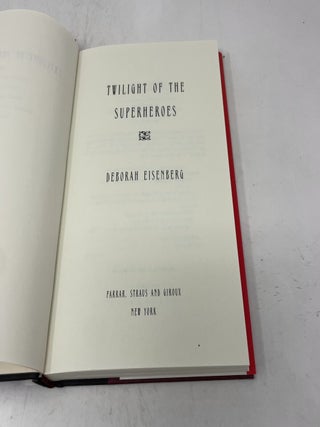 Twilight of the Superheroes