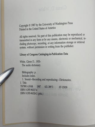 The Audio Dictionary