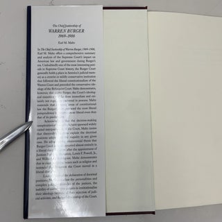 The Chief Justiceship of Warren Burger, 1969-1986 (Chief Justiceships of the United States Supreme Court)