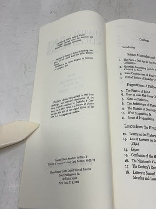 Charles S. Peirce, Selected Writings