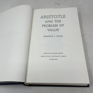 Aristotle and the Problem of Value
