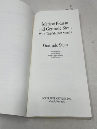 Matisse, Picasso, and Gertrude Stein, with two sho
