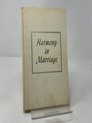Harmony in Marriage