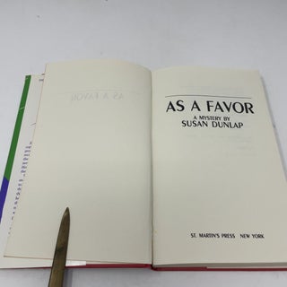 As a Favor