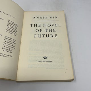 The Novel of the Future
