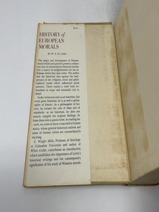 History of European Morals