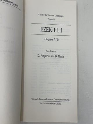 Ezekiel I (Chapters 1-12)