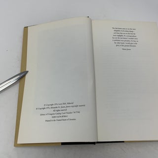 The Letters of Henry James, Volume I: 1843-1875