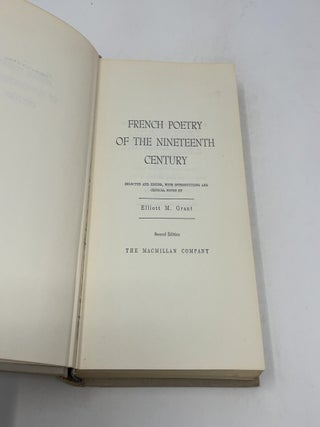 French Poetry of the Nineteenth Century