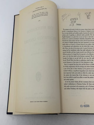The Restoration and Eighteenth Century 1660-1789 Vol. III