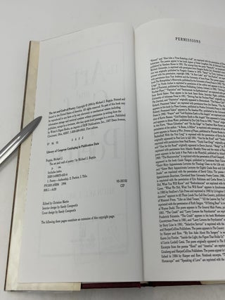 The Art and Craft of Poetry