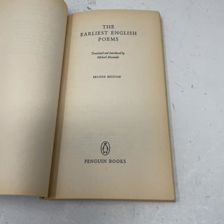 The Earliest English Poems