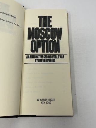 The Moscow Option : An Alternative Second World Wa
