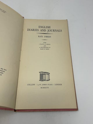 English Diaries and Journals