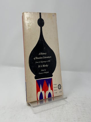 A History of Russian Literature, from it's beginning to 1900