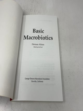 Basic macrobiotics