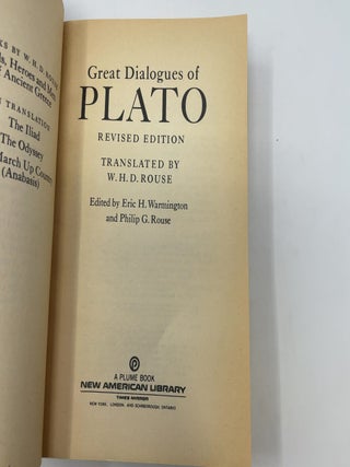 The Complete Texts of Great Dialogues of Plato