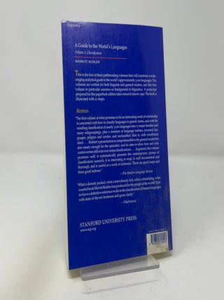 A guide to the world's languages Volume 1: Classification