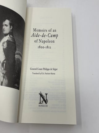 Memoirs of an Aide de Camp of Napoleon, 1800-1812