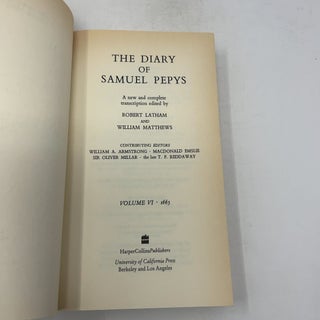 The Diary of Samuel Pepys 1665, Vol. 6