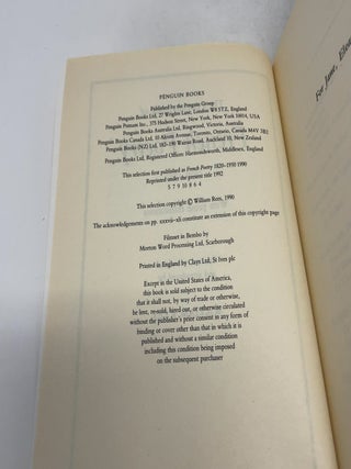 The Penguin Book of French Poetry 1820-1950