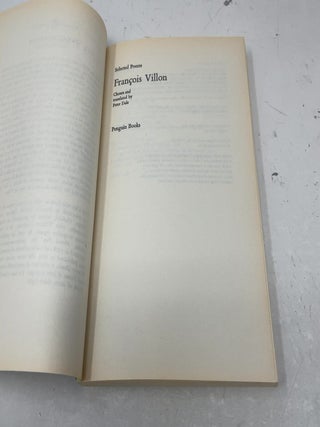 François Villon Selected Poems