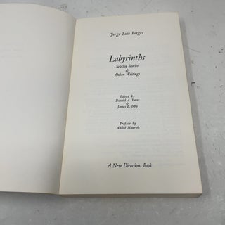 Labyrinths Selected Stories & Other Writings