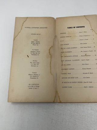 Prize Winners Handbook Official Handbook of the National Constesters Assoc.