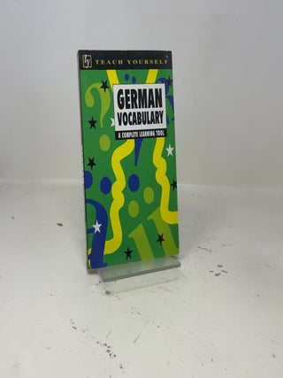 Teach Yourself German Vocabulary