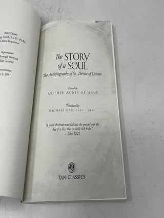 The Story Of A Soul The Autobiography Of St Therese Of Lisieux