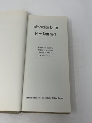 Crapps Introduction To New Testament