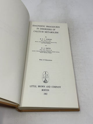 Diagnostic Procedures In Disorders Of Calcium Metabolism