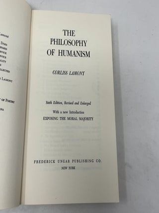 The Philosophy of Humanism