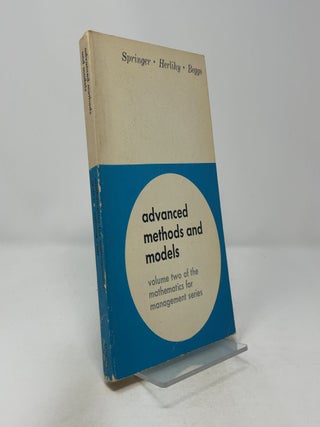 Advanced Methods and Models