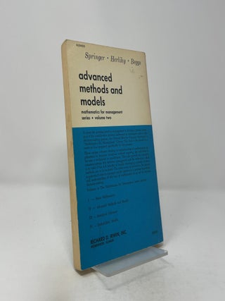 Advanced Methods and Models
